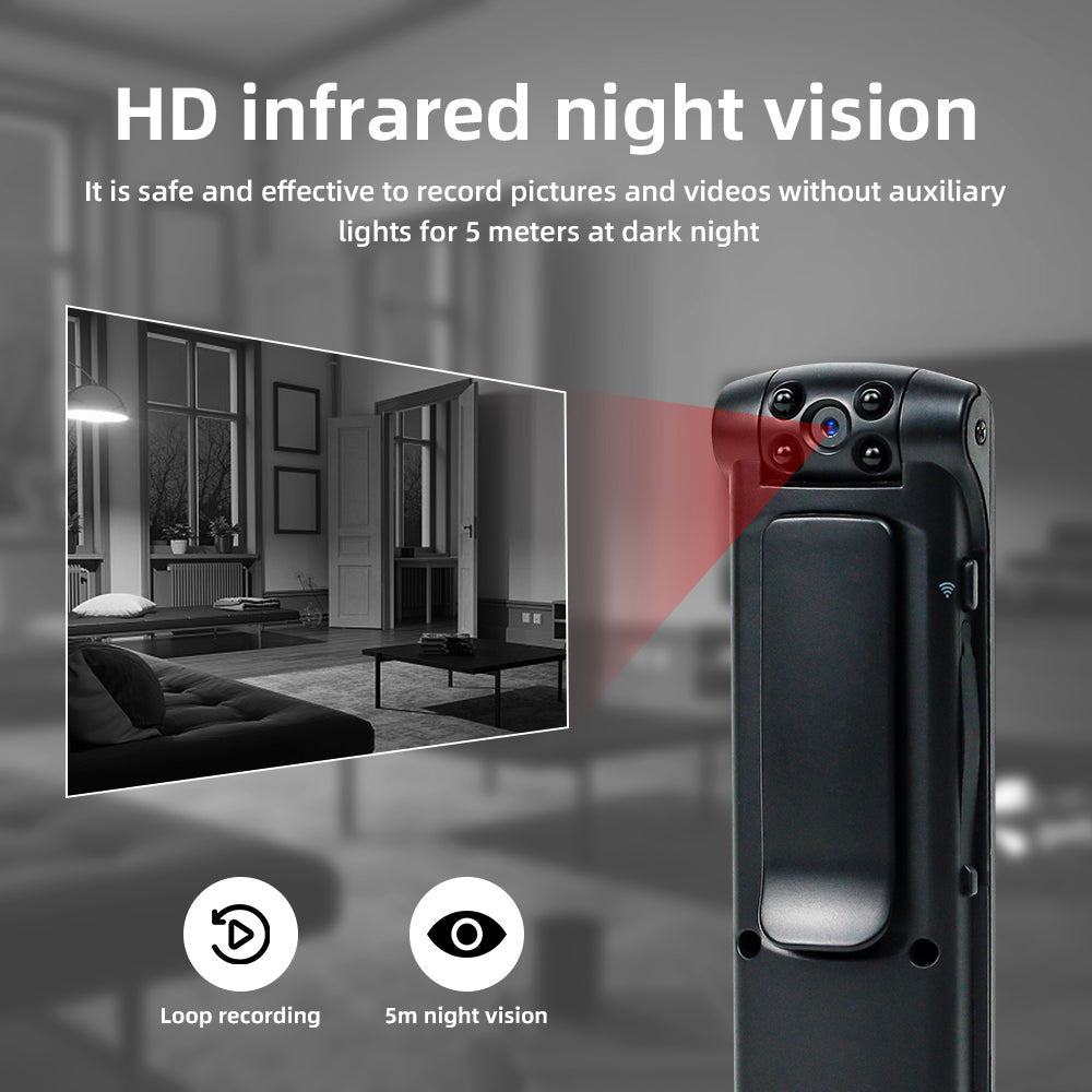 L01 Mini Pocket Camera Portable HD 1080P Camera Law Enforcement Recorder Sports DV Camera with Back Clip L01 Mini Pocket Camera Portable HD 1080P Camera Law Enforcement Recorder Sports DV Camera with Back Clip